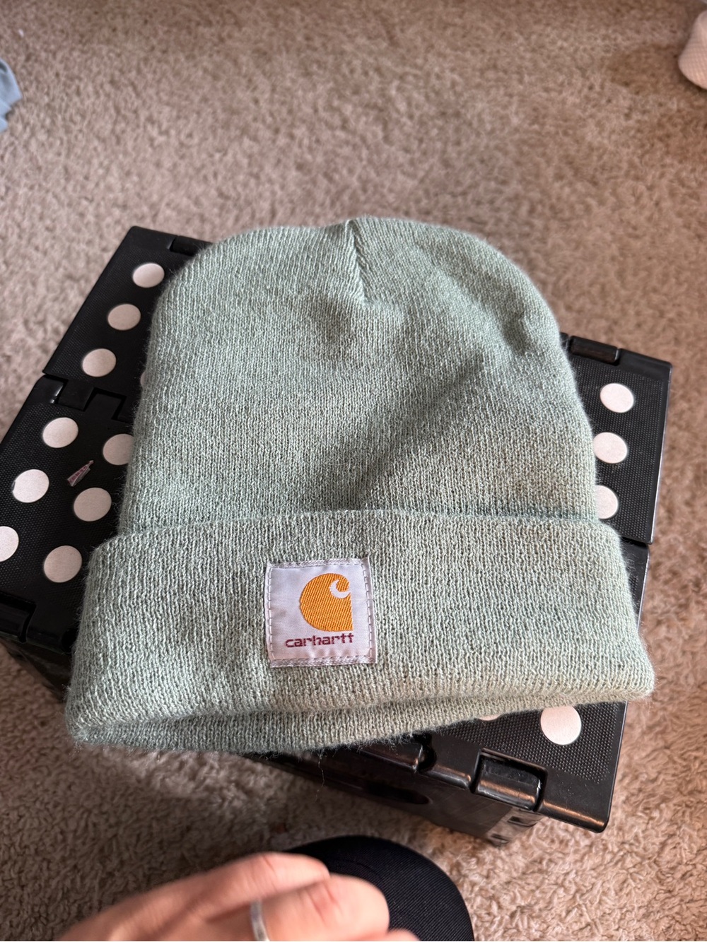 Carhartt Mint Green Cuffed Beanie